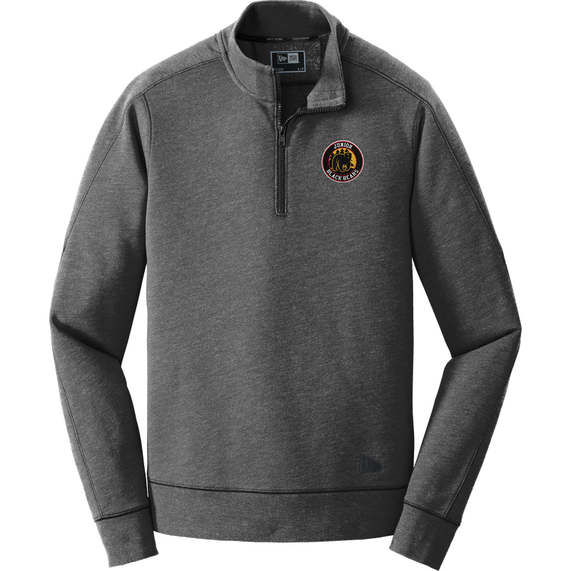 MD Jr. Black Bears New Era Tri-Blend Fleece 1/4-Zip Pullover