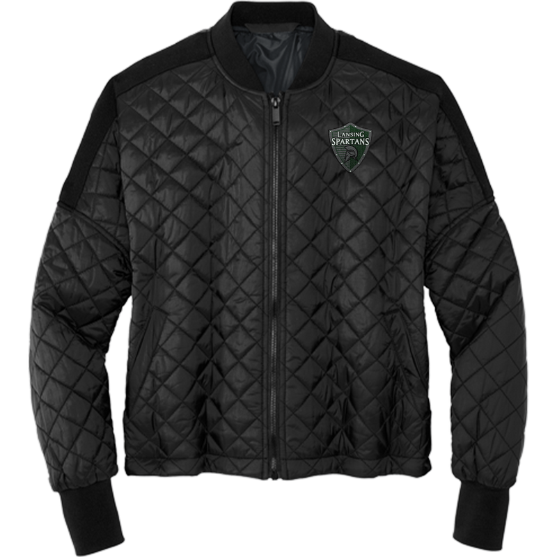 Lansing Spartans Mercer+Mettle Womens Boxy Quilted Jacket