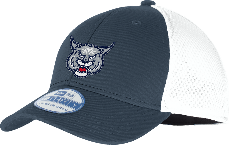 CT Bobcats New Era Youth Stretch Mesh Cap