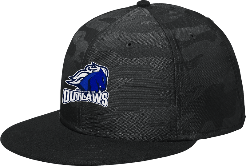 Brandywine Outlaws New Era Camo Flat Bill Snapback Cap