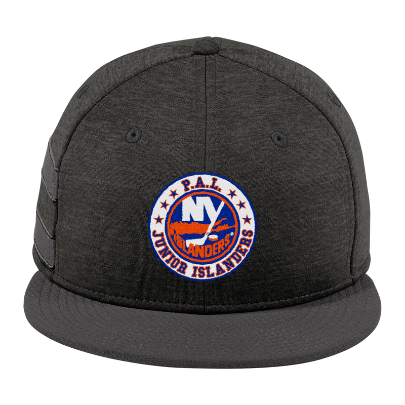 PAL Jr. Islanders New Era Shadow Heather Striped Flat Bill Snapback Cap