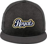 Royals Hockey Club New Era Shadow Heather Striped Flat Bill Snapback Cap