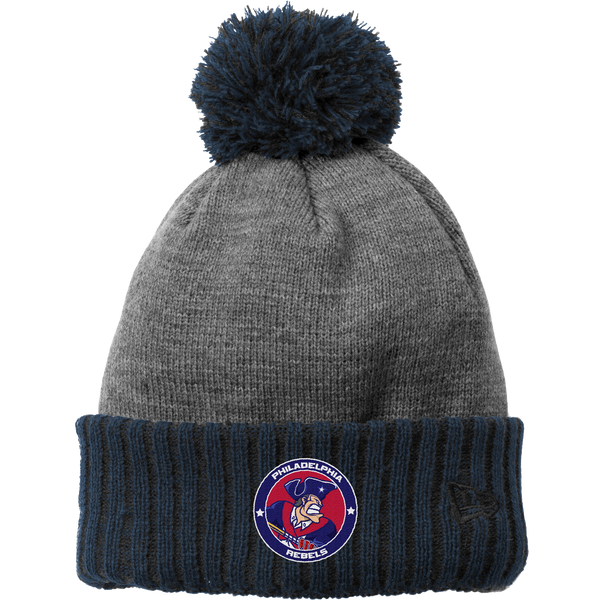 Philadelphia Rebels New Era Colorblock Cuffed Beanie