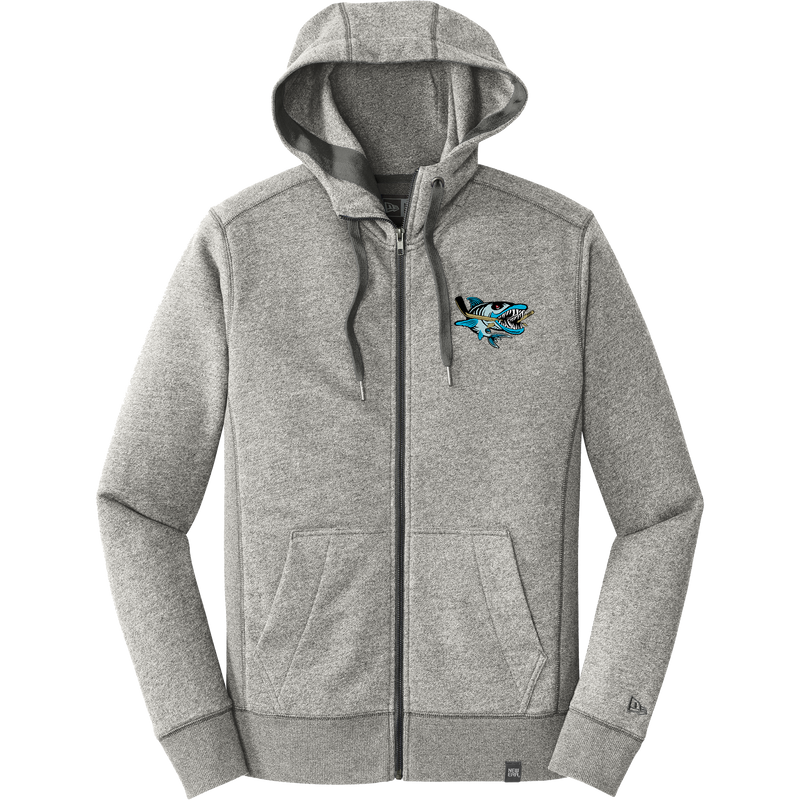 Boca Barracudas New Era French Terry Full-Zip Hoodie