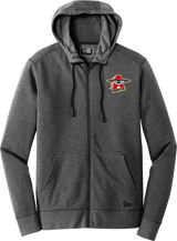 NY Aviators New Era Tri-Blend Fleece Full-Zip Hoodie