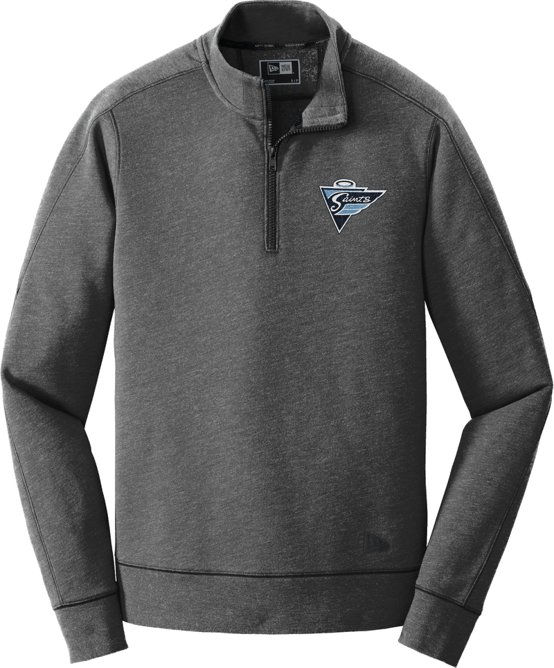 Ramapo Saints New Era Tri-Blend Fleece 1/4-Zip Pullover