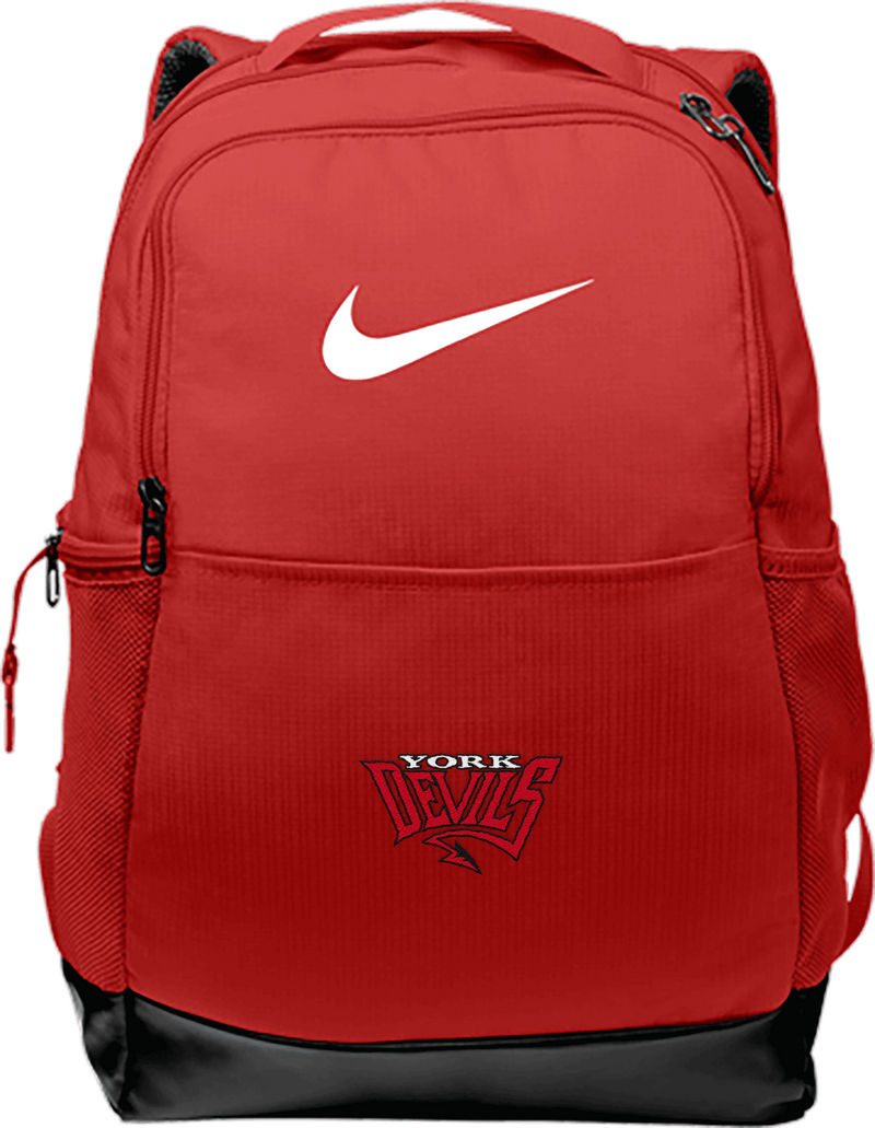 York Devils Nike Brasilia Medium Backpack