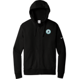 Lab Vikings Nike Club Fleece Sleeve Swoosh Full-Zip Hoodie