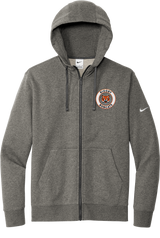 Biggby Bobcats Nike Club Fleece Sleeve Swoosh Full-Zip Hoodie