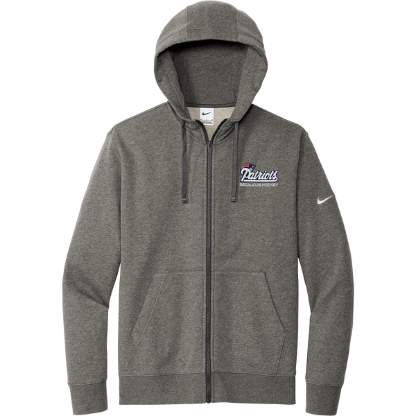 Secaucus Patriots Nike Club Fleece Sleeve Swoosh Full-Zip Hoodie