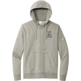 Biggby Bulldogs Tier 3 Nike Club Fleece Sleeve Swoosh Full-Zip Hoodie