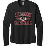 Scary Badgers Women's Cotton Relaxed Long Sleeve Tee