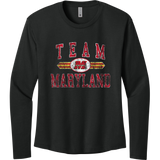 Team Maryland Women's Cotton Relaxed Long Sleeve Tee