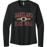 Maryland Black Bears Women's Cotton Relaxed Long Sleeve Tee