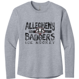 Scary Badgers Women's Cotton Relaxed Long Sleeve Tee