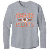 Pennsauken Pilots Women's Cotton Relaxed Long Sleeve Tee