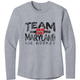 Team Maryland Women's Cotton Relaxed Long Sleeve Tee