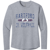 Hartford Jr. Wolfpack Women's Cotton Relaxed Long Sleeve Tee