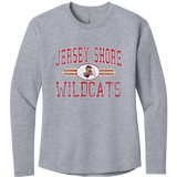 Jersey Shore Wildcats Women's Cotton Relaxed Long Sleeve Tee