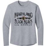 Maryland Black Bears Women's Cotton Relaxed Long Sleeve Tee