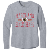 Maryland Black Bears Women's Cotton Relaxed Long Sleeve Tee