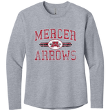 Mercer Arrows Women's Cotton Relaxed Long Sleeve Tee