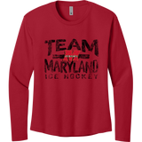 Team Maryland Women's Cotton Relaxed Long Sleeve Tee