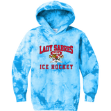 SOMD Lady Sabres Youth Crystal Tie-Dye Pullover Hoodie