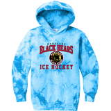 Maryland Black Bears Youth Crystal Tie-Dye Pullover Hoodie