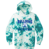 Chicago Bulldogs Youth Crystal Tie-Dye Pullover Hoodie