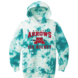 Mercer Arrows Youth Crystal Tie-Dye Pullover Hoodie