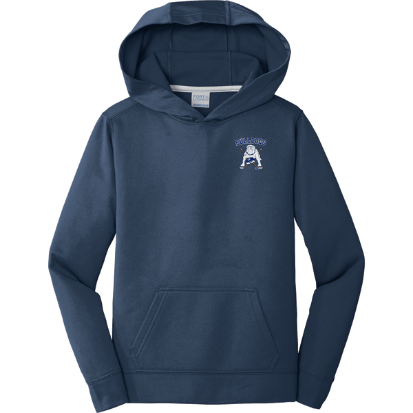 Chicago Bulldogs Youth Performance Fleece Pullover Hooded Sweatshirt