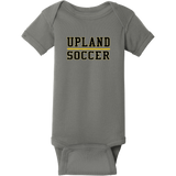 Upland Soccer Infant Short Sleeve Baby Rib Bodysuit