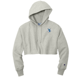 Mount Clemens Skating Women's Reverse Weave Hooded Cropped Sweatshirt