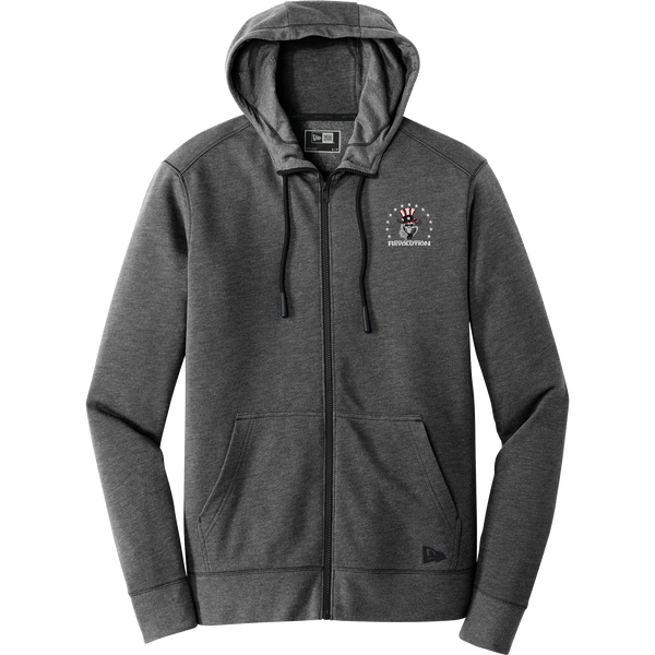 Phila Revolution New Era Tri-Blend Fleece Full-Zip Hoodie