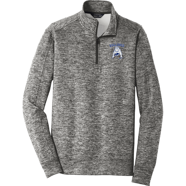 Chicago Bulldogs PosiCharge Electric Heather Fleece 1/4-Zip Pullover