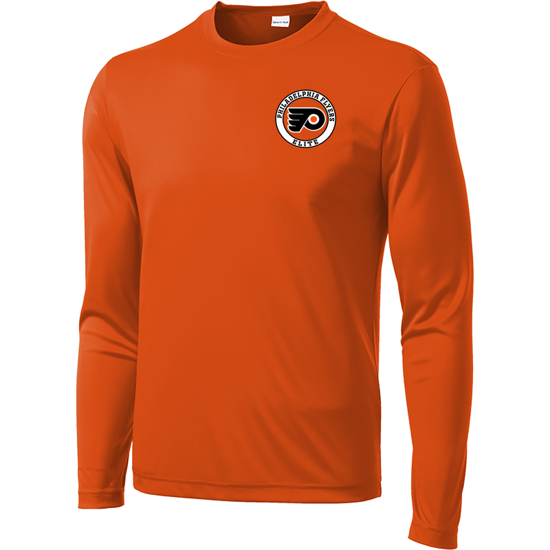 Philadelphia Flyers Elite Long Sleeve PosiCharge Competitor Tee