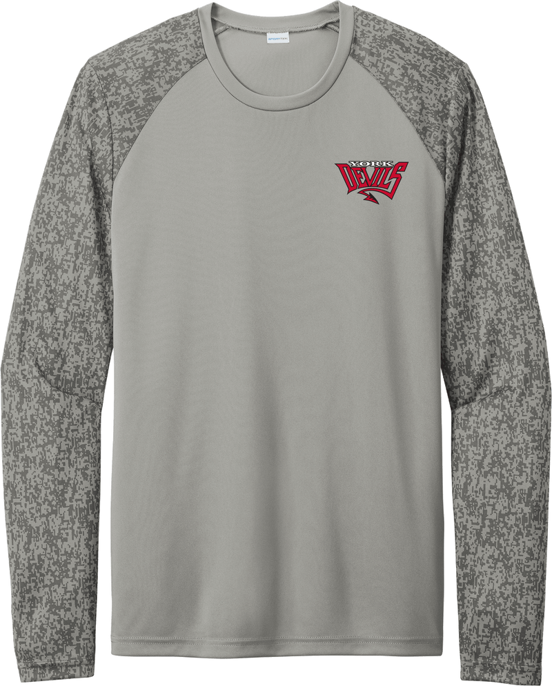 York Devils Long Sleeve Digi Camo Tee