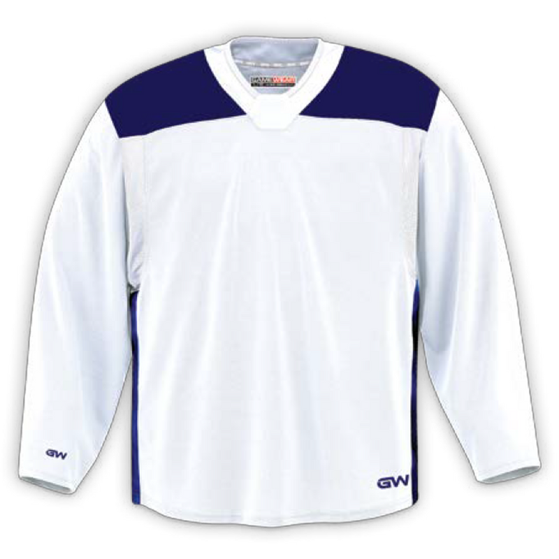 Gamewear Two-Tone Practice Jersey - White/Royal