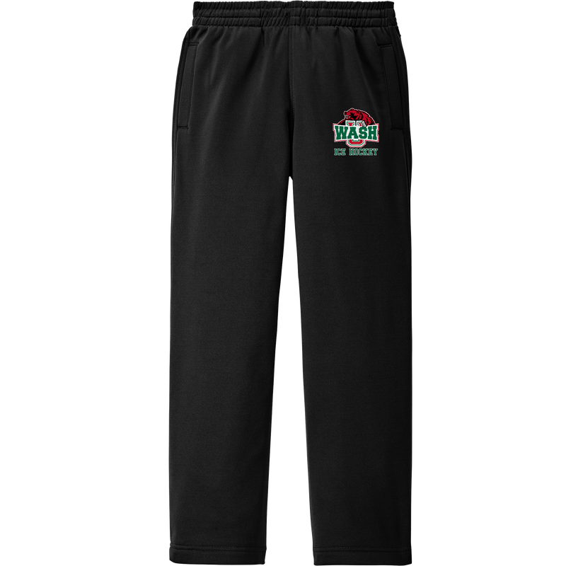 Wash U Youth Sport-Wick Fleece Pant