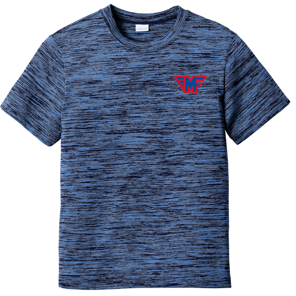 Mid-Fairfield Youth PosiCharge Electric Heather Tee