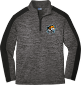 Woodridge Wild Youth PosiCharge  Electric Heather Colorblock 1/4-Zip Pullover