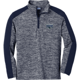 Kensington Valley Ravens Youth PosiCharge Electric Heather Colorblock 1/4-Zip Pullover