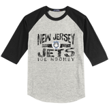 NJ Jets Youth Colorblock Raglan Jersey
