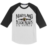 Maryland Black Bears Youth Colorblock Raglan Jersey