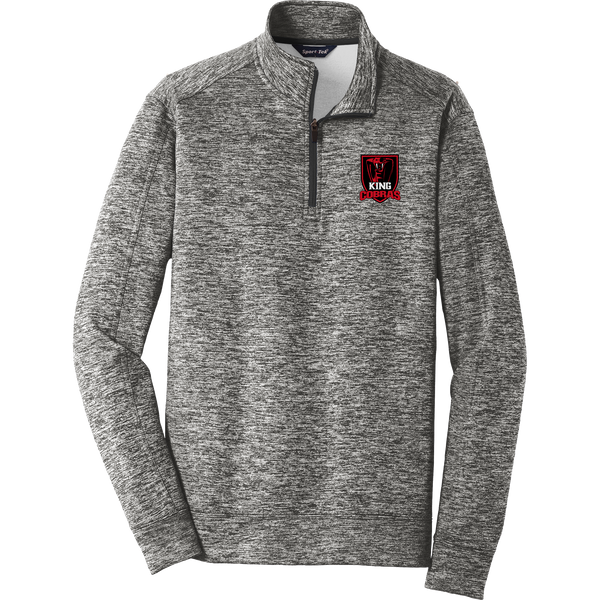 King Cobras PosiCharge Electric Heather Fleece 1/4-Zip Pullover