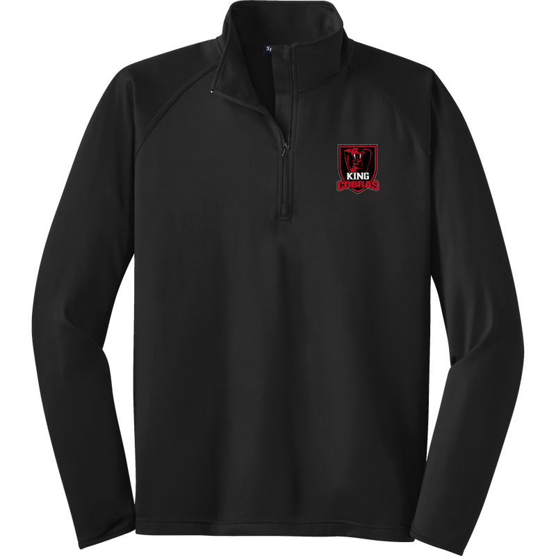 King Cobras Sport-Wick Stretch 1/4-Zip Pullover