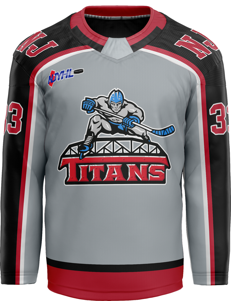 NJ Titans Tier 2 Youth Goalie Sublimated Jersey